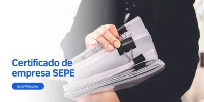 Certificado de empresa SEPE