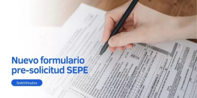 Nuevo Formulario pre-solicitud del SEPE