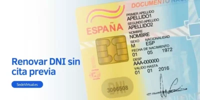 Renovar el DNI sin cita previa